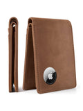 Minimalist Men's AirTag Wallet RFID Wallet Multi Card Holder for Apple AirTag