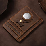 Airtag Wallet Holder for Cards Wallet Case Airt Tag Male Wallet with Airtag Holder