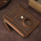 Airtag Wallet Holder for Cards Wallet Case Airt Tag Male Wallet with Airtag Holder
